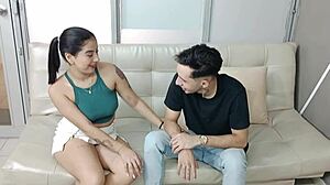 Since Husband's Away, I'm Fucking My Stepson and Sucking Him Off Good!