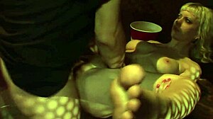 Cherry Sucks Cock Through Bars Then Gets Fucked Hard in Ass