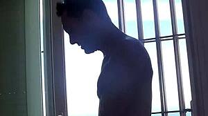 Brunette Amateur Bathroom Anal Farewell