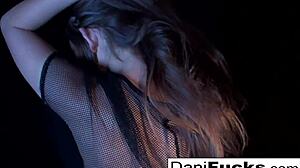 Sexy Brunette Pornstar Dani Daniels Masturbates Her Pussy And Ass Naughtily