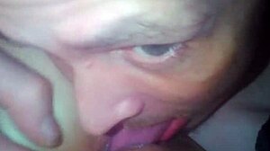 Girlfriend Amber Davis licks ass with friend James Currie nastily