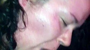 黒ギャルBBWがゲットー野外でディープスロート激ファック