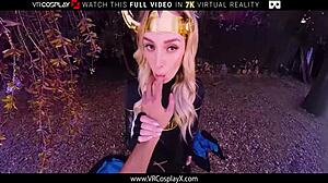 Charlotte Sins as Lady Loki Delivers Intense Cosmic Orgasm