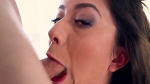 teen gagging on big cock deepthroat