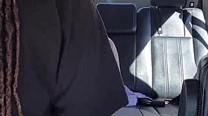 she spreads her thick legs for bbc in parking lot outdoor fun