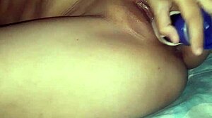 mstight1 achieves multiple squirt orgasms with toys and dildo