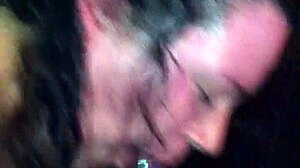 Ebony BBW deepthroats in the ghetto hood fucking scene.