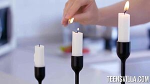 i got surprised in threesome with anny aurora oops