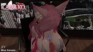 Tease With Giant Cat Girl Tits In Sexy Vtuber Titty Fuck!