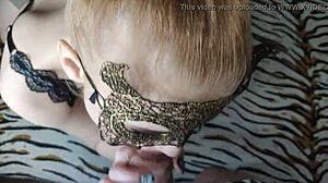 Hot Blonde Delivers Deep Wet Blowjob with Skill.