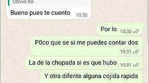 Feeling Jealous As My Latina Girlfriend Sucks Another Cock On Web Chat