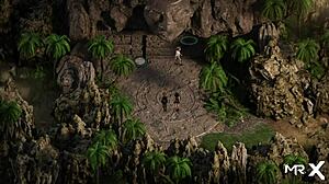 Dveře jsou otevřené v Treasure of Nadia E3 29, odhalující ebony anální hentai scénu