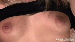 Gorgeous Heather Starlett Undresses And Masturbates Her Clit With Toys!