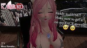 Tease With Giant Cat Girl Tits In Sexy Vtuber Titty Fuck!