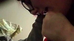 Glasses-Wearing Girl Gets Wet From Monster Big Black Cock In Intense Interracial Fucking