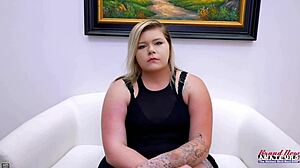 Charleigh, that slutty BBW babe, sucks dick so good.