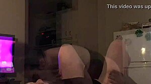 sneaky cheating whore gets doggystyle anal creampie in back door