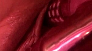 Juicy Swollen Area Stimulated With Machine