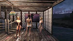 Fallout 4 sexy fashion review with intense hentai scenes