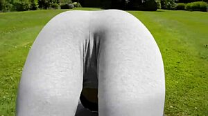 Kerrie Lee says, 'let's have outdoor fun with my big tits and ass.'