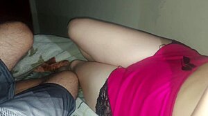 went to stepfather's room for some bedroom fun