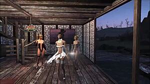 Fallout 4 sexy fashion review with intense hentai scenes