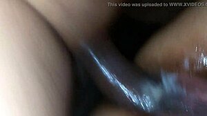 wife uses vibrator in lingerie