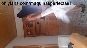 i'm the hermosa colombiana trying on lingerie and dancing for you