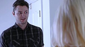 Blonde Teen 18+ Enjoys Session With Stepbrother In High Definition