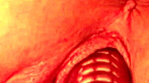 Juicy Swollen Area Stimulated With Machine