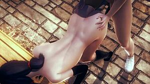 i got handjob and fucked by cat noir in park