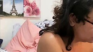 Anna Maria, mature Latina, shows off sexy curves amazingly