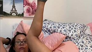 Anna Maria, mature Latina, shows off sexy curves amazingly