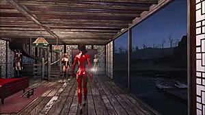 Fallout 4 sexy fashion review with intense hentai scenes