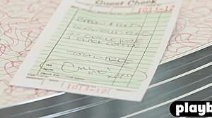 Does cute candy abigail mac show her perfect curvy body after hot striptease?