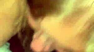 Big black cock cums in white lady's mouth part 2