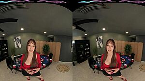 hey, check out vrallure masturbating with toys in front