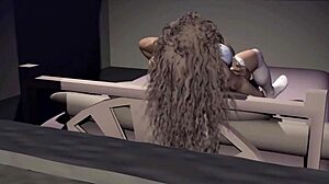 Deborah's sex scene remake features her big tits bouncing during intense fucking and moaning.