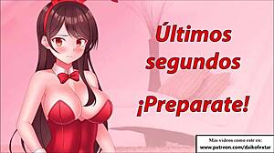 European Femdom Gives Jerk Off Instructions In Hentai Game Contest.