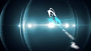 Busty blonde avy contrasts her big tits with intense nailing