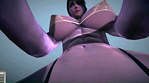 i watch lady dimitrescu and widowmaker with megumi in hentai