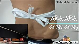 Ara Ara 4K: Step Brother Takes Advantage Under the Bed in Costumed Fun