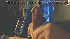 Stroking Massive Cock with Loud Moans for Allison's Cumshot Blast!