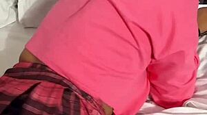 my naughty petite latina princess flirts and gets fucked