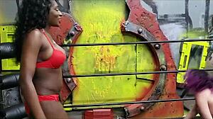 Who Is The Better Wrestler In This Interracial Match