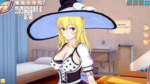 marisa kirisame breast rubbing hentai
