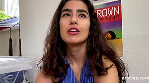 Luna Teases Her Hairy Bush with Toys in Solo Play