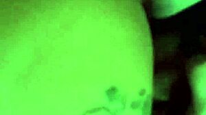 wife dp while hubby works with anal and pussy fucking