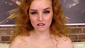 Cute Redhead Teen 18+ Solo Masturbating With Fingers And Toys During Live Show