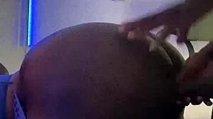 Ebony Shemale Patravontesse with Monster Cock